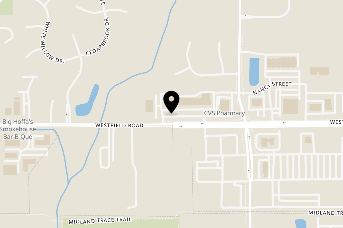 Map showing the location of Pasto Italiano Restaurant & Bar on 3150 East IN-32 in Westfield